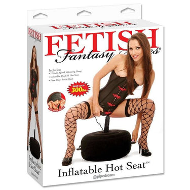 Sedile Gonfiabile Hot Seat con Dildo Vibrante e Maschera Satin Love